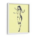 Boceto de Mujer Corriendo - Donaldo Meda  | Cuadro decorativo de Canvas Lab
