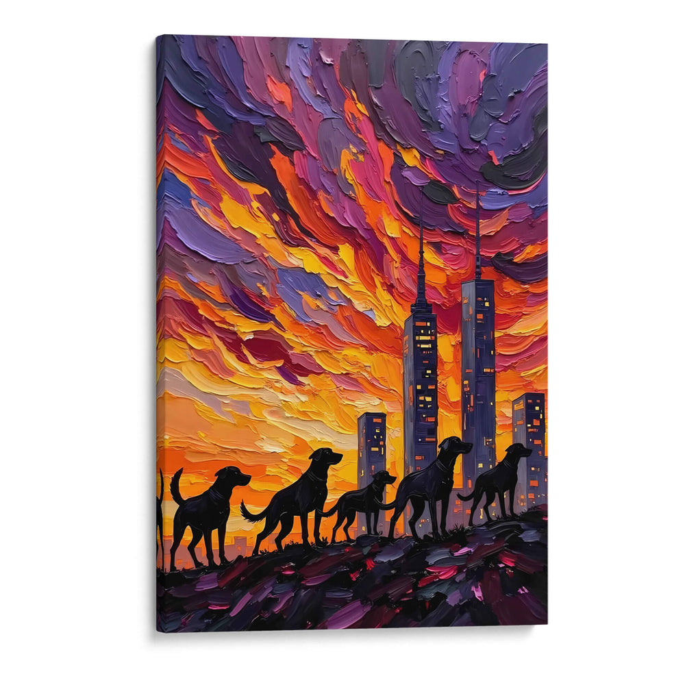 Vigilias del Crepúsculo - Tito Massia | Cuadro decorativo de Canvas Lab