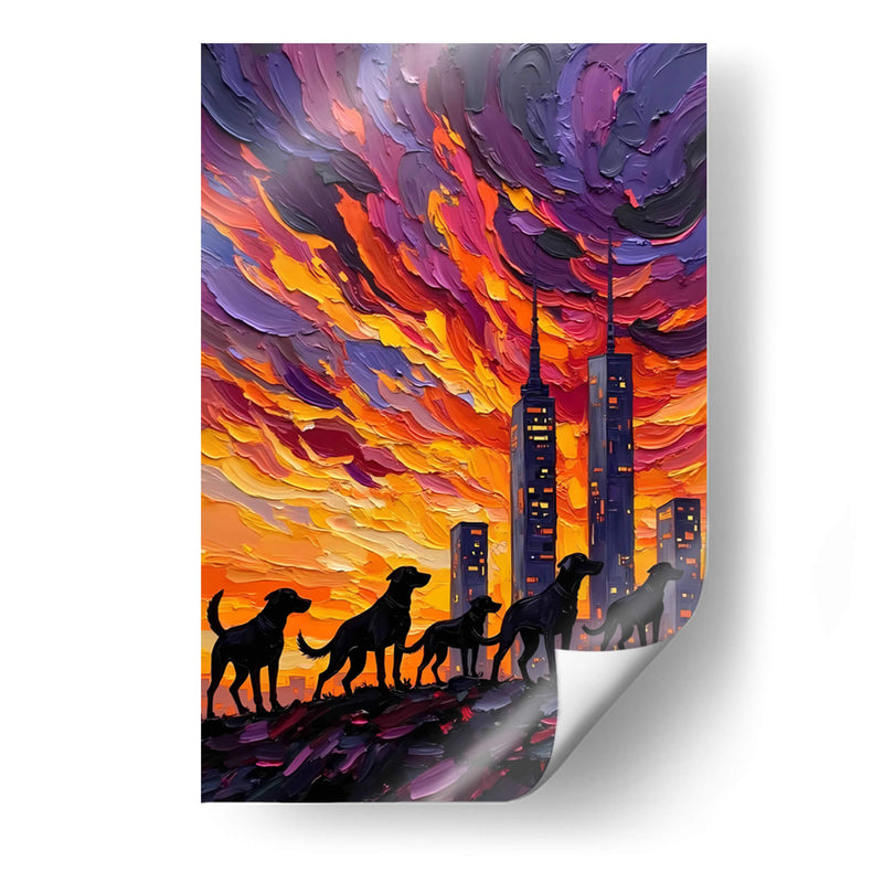 Vigilias del Crepúsculo - Tito Massia | Cuadro decorativo de Canvas Lab