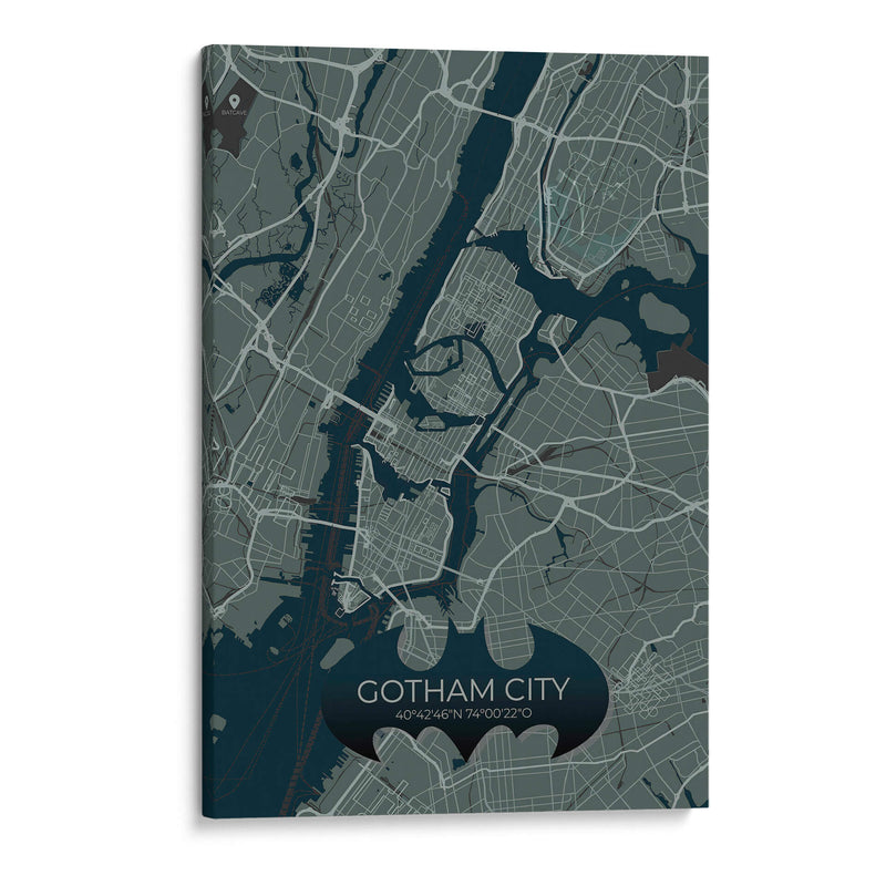 Gotham City - Raúl Bermudez | Cuadro decorativo de Canvas Lab
