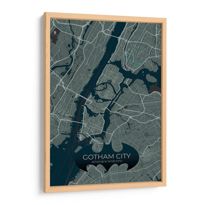 Gotham City - Raúl Bermudez | Cuadro decorativo de Canvas Lab
