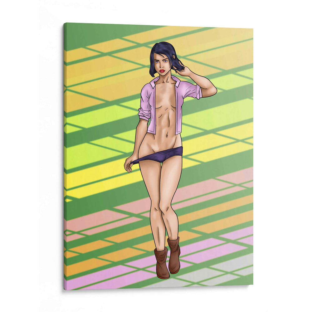 Mujer sugestiva - Donaldo Meda  | Cuadro decorativo de Canvas Lab