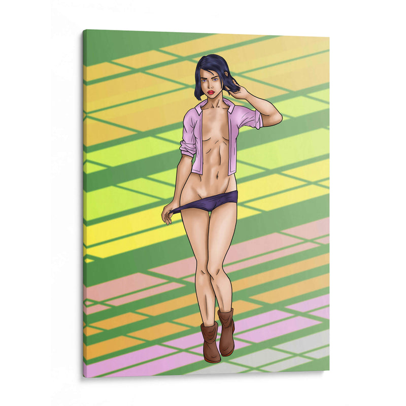 Mujer sugestiva - Donaldo Meda  | Cuadro decorativo de Canvas Lab