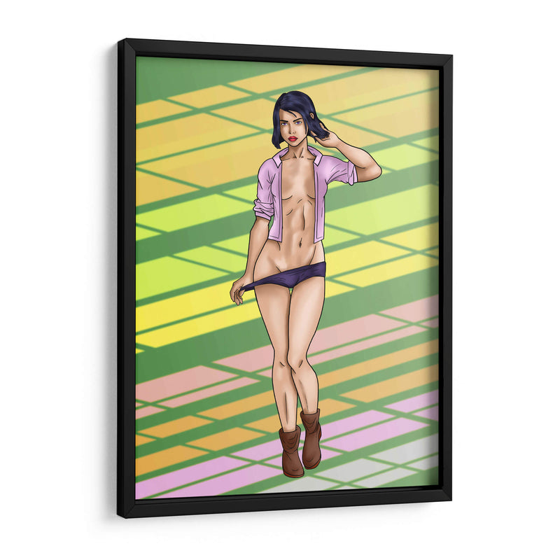 Mujer sugestiva - Donaldo Meda  | Cuadro decorativo de Canvas Lab