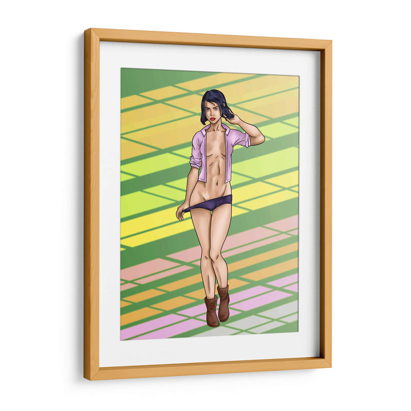 Mujer sugestiva - Donaldo Meda  | Cuadro decorativo de Canvas Lab