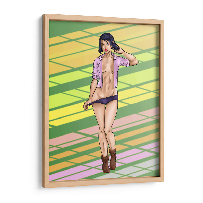 Mujer sugestiva - Donaldo Meda  | Cuadro decorativo de Canvas Lab