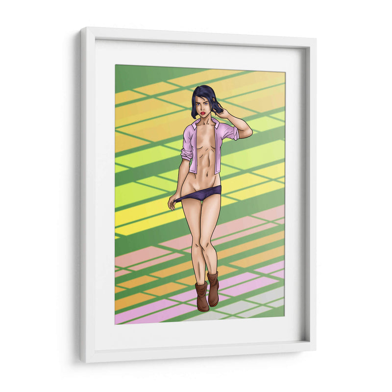 Mujer sugestiva - Donaldo Meda  | Cuadro decorativo de Canvas Lab