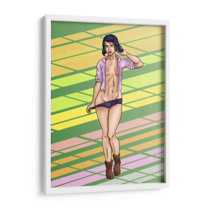 Mujer sugestiva - Donaldo Meda  | Cuadro decorativo de Canvas Lab