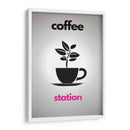 Coffee Station - DEA Digital Esoteric Art | Cuadro decorativo de Canvas Lab