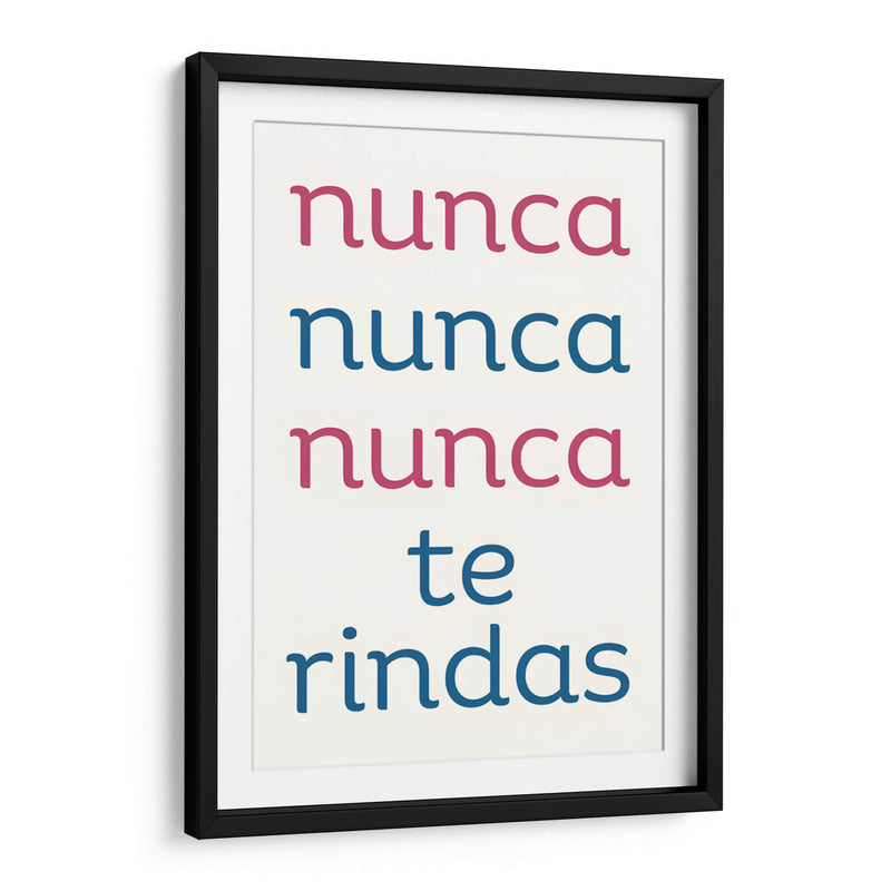Nunca te Rindas - DEA Digital Esoteric Art | Cuadro decorativo de Canvas Lab