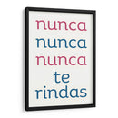 Nunca te Rindas - DEA Digital Esoteric Art | Cuadro decorativo de Canvas Lab