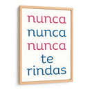 Nunca te Rindas - DEA Digital Esoteric Art | Cuadro decorativo de Canvas Lab
