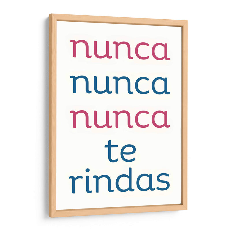 Nunca te Rindas - DEA Digital Esoteric Art | Cuadro decorativo de Canvas Lab