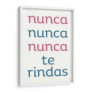 Nunca te Rindas - DEA Digital Esoteric Art | Cuadro decorativo de Canvas Lab