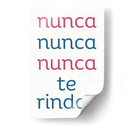 Nunca te Rindas - DEA Digital Esoteric Art | Cuadro decorativo de Canvas Lab
