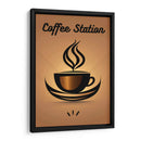 Coffee Station Cafe - DEA Digital Esoteric Art | Cuadro decorativo de Canvas Lab
