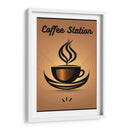 Coffee Station Cafe - DEA Digital Esoteric Art | Cuadro decorativo de Canvas Lab