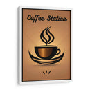 Coffee Station Cafe - DEA Digital Esoteric Art | Cuadro decorativo de Canvas Lab