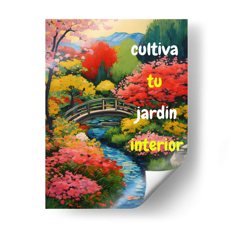 Cultiva tu Jardin Interior - DEA Digital Esoteric Art | Cuadro decorativo de Canvas Lab