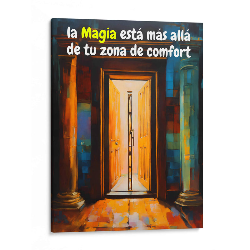 La Magia está más allá de tu Zona de Comfort - DEA Digital Esoteric Art | Cuadro decorativo de Canvas Lab