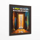 La Magia está más allá de tu Zona de Comfort - DEA Digital Esoteric Art | Cuadro decorativo de Canvas Lab