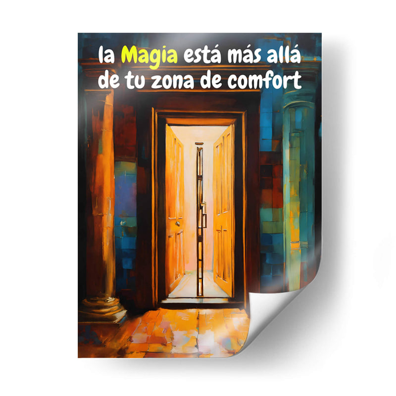 La Magia está más allá de tu Zona de Comfort - DEA Digital Esoteric Art | Cuadro decorativo de Canvas Lab