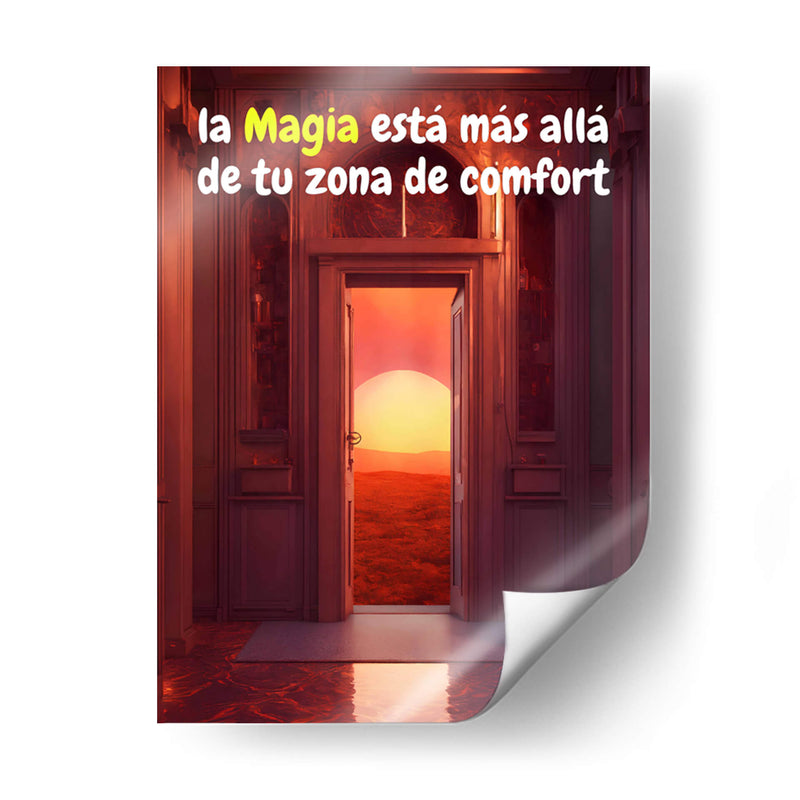 La Magia está más allá de tu Zona de Comfort 2 - DEA Digital Esoteric Art | Cuadro decorativo de Canvas Lab