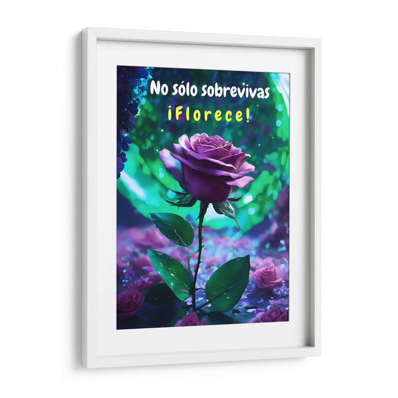 No sólo Sobrevivas, Florece - DEA Digital Esoteric Art | Cuadro decorativo de Canvas Lab