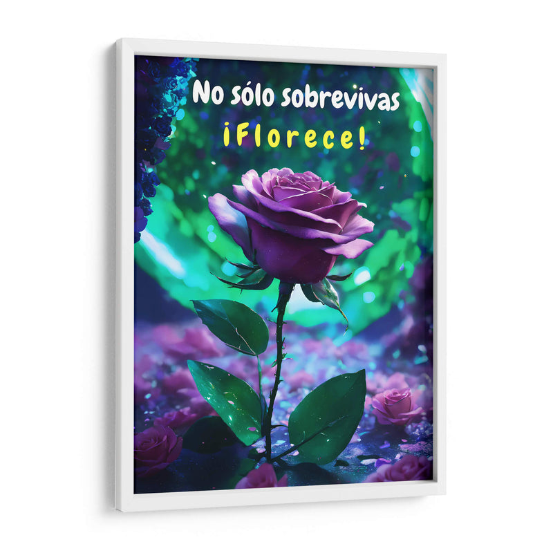 No sólo Sobrevivas, Florece - DEA Digital Esoteric Art | Cuadro decorativo de Canvas Lab