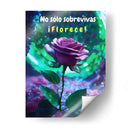 No sólo Sobrevivas, Florece - DEA Digital Esoteric Art | Cuadro decorativo de Canvas Lab