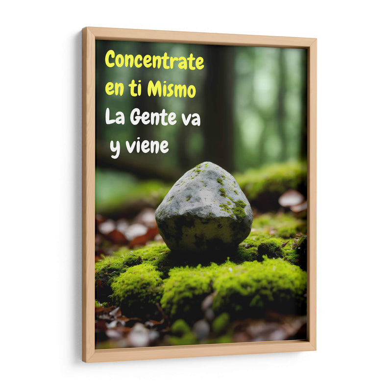 Concentrate en ti Mismo, la Gente va y viene - DEA Digital Esoteric Art | Cuadro decorativo de Canvas Lab