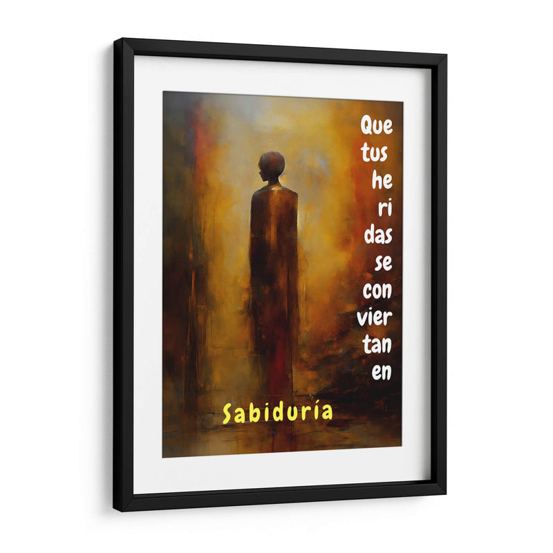 Que tus Heridas se Conviertan en Sabiduría - DEA Digital Esoteric Art | Cuadro decorativo de Canvas Lab