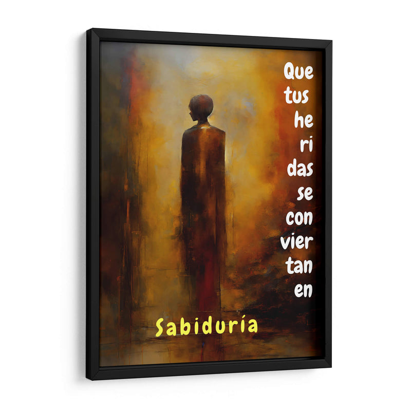 Que tus Heridas se Conviertan en Sabiduría - DEA Digital Esoteric Art | Cuadro decorativo de Canvas Lab