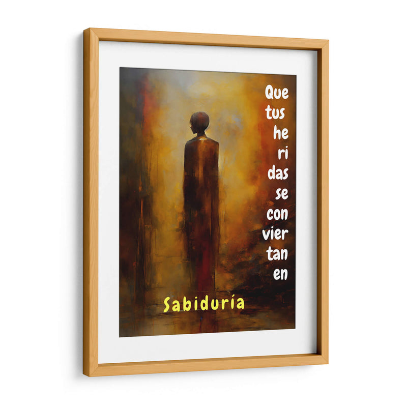 Que tus Heridas se Conviertan en Sabiduría - DEA Digital Esoteric Art | Cuadro decorativo de Canvas Lab