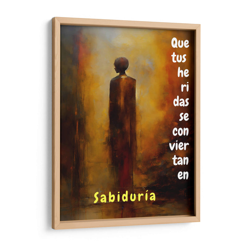 Que tus Heridas se Conviertan en Sabiduría - DEA Digital Esoteric Art | Cuadro decorativo de Canvas Lab