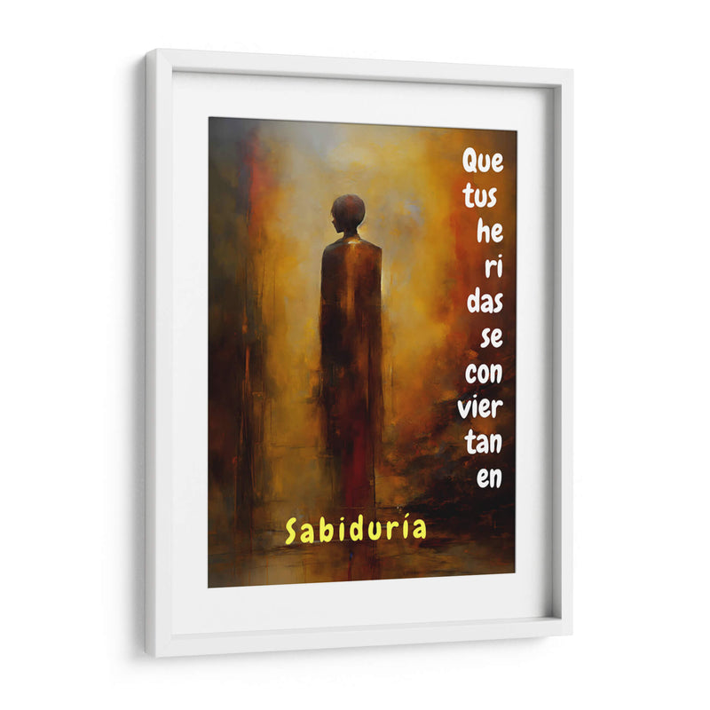 Que tus Heridas se Conviertan en Sabiduría - DEA Digital Esoteric Art | Cuadro decorativo de Canvas Lab