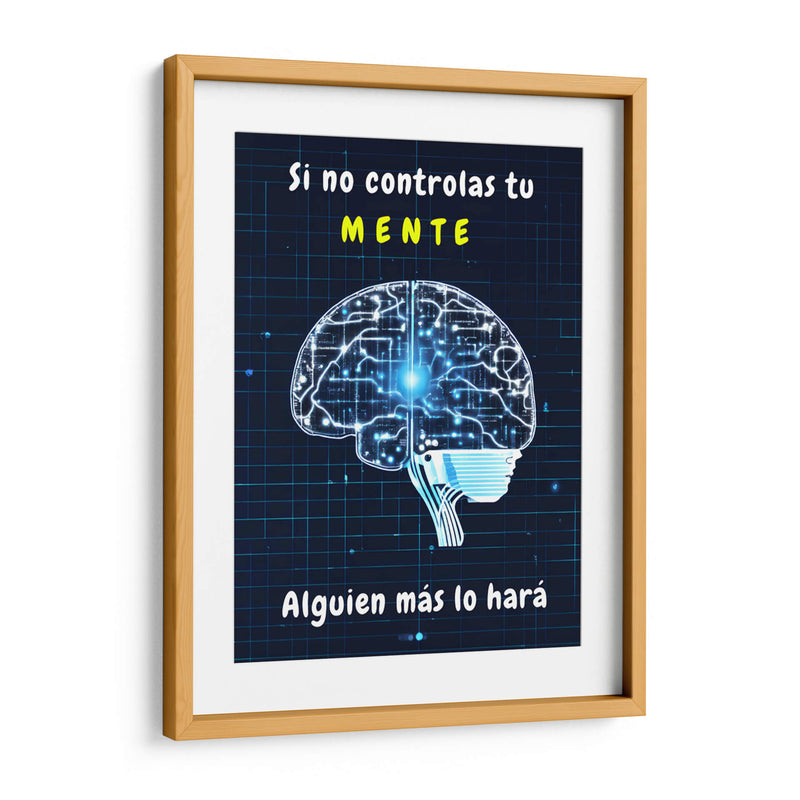 Si no Controlas tu Mente, Alguien más lo Hara - DEA Digital Esoteric Art | Cuadro decorativo de Canvas Lab