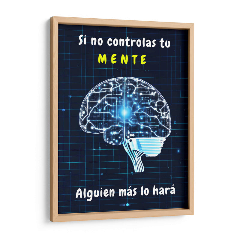 Si no Controlas tu Mente, Alguien más lo Hara - DEA Digital Esoteric Art | Cuadro decorativo de Canvas Lab