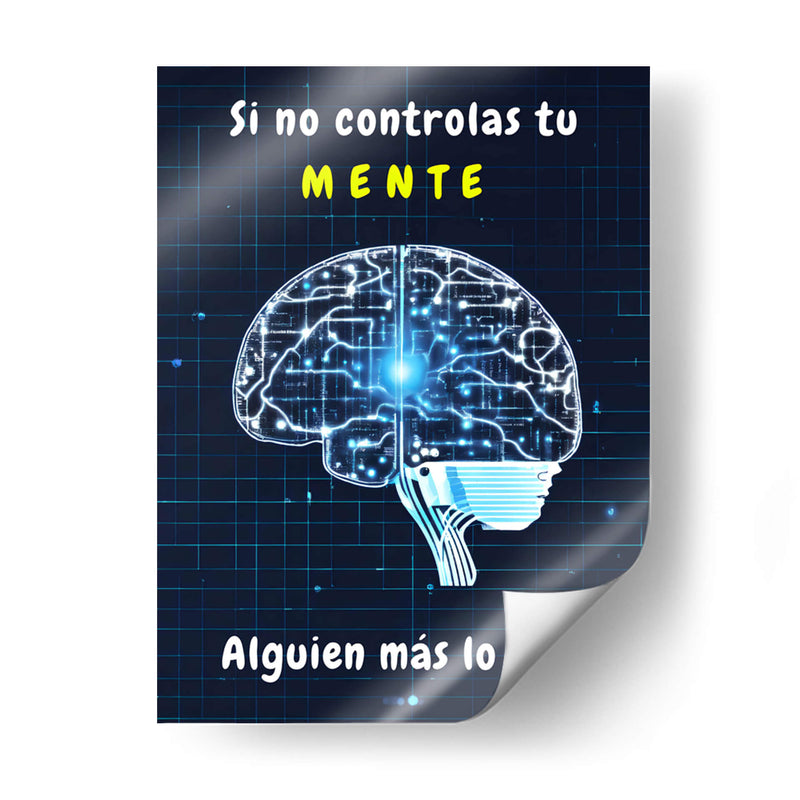 Si no Controlas tu Mente, Alguien más lo Hara - DEA Digital Esoteric Art | Cuadro decorativo de Canvas Lab
