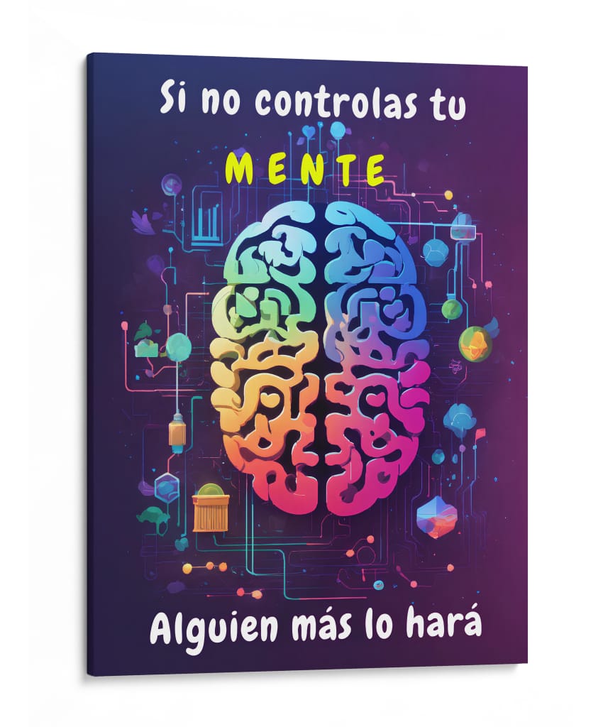 Si no Controlas tu Mente, Alguien más lo Hará II - DEA Digital Esoteric Art | Cuadro decorativo de Canvas Lab