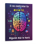 Si no Controlas tu Mente, Alguien más lo Hará II - DEA Digital Esoteric Art | Cuadro decorativo de Canvas Lab