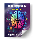 Si no Controlas tu Mente, Alguien más lo Hará II - DEA Digital Esoteric Art | Cuadro decorativo de Canvas Lab
