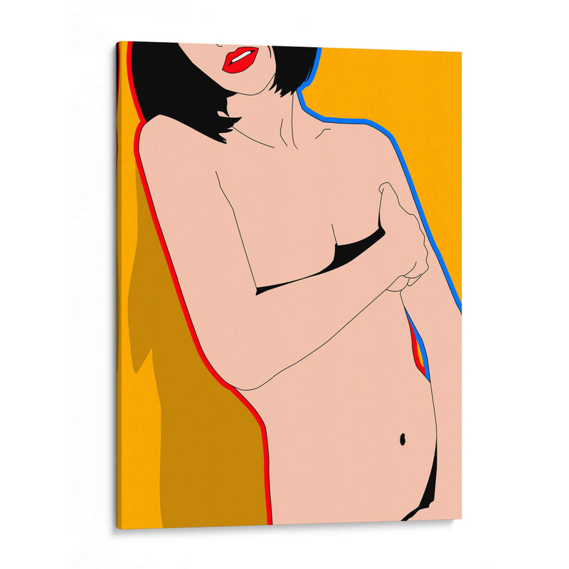 Mujer Cubriéndose - Donaldo Meda  | Cuadro decorativo de Canvas Lab