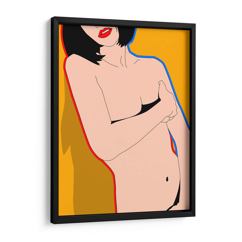 Mujer Cubriéndose - Donaldo Meda  | Cuadro decorativo de Canvas Lab