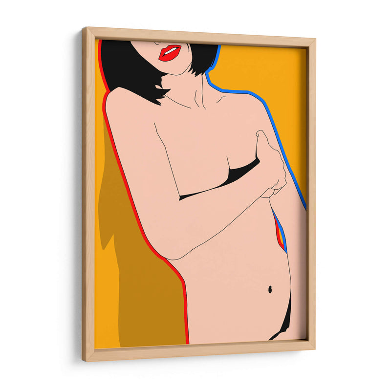 Mujer Cubriéndose - Donaldo Meda  | Cuadro decorativo de Canvas Lab