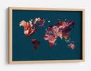 Flores del mapa mundial - Sarah Manovski | Cuadro decorativo de Canvas Lab