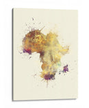 Mapa de África - Justyna Jaszke | Cuadro decorativo de Canvas Lab