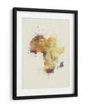 Mapa de África - Justyna Jaszke | Cuadro decorativo de Canvas Lab