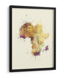 Mapa de África - Justyna Jaszke | Cuadro decorativo de Canvas Lab