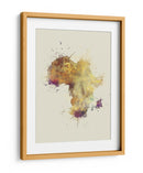 Mapa de África - Justyna Jaszke | Cuadro decorativo de Canvas Lab